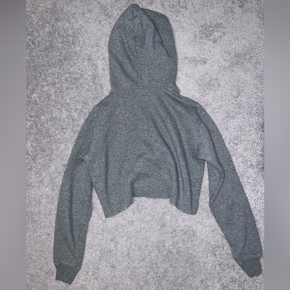 Wild Fable Gray Cropped Hoodie - Picture 3 of 3